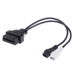 2 x 2 Pin to 16 Pin OBDII Diagnostic Cable for Audi, 2 x 2 Pin to 16 Pin