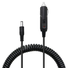 2A 5.5 x 2.1mm DC Power Supply Adapter Plug Coiled Cable Car Charger, Length: 40-140cm, 5.5 x 2.1mm