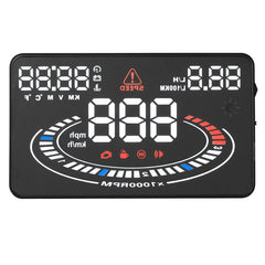 E300 5.5 inch Car OBDII / EUOBD HUD Vehicle-mounted Head Up Display Security System, Support Speed & Fuel Consumption, Overspeed Alarm,  Fuel Consumption, Water Temperature, etc., E300