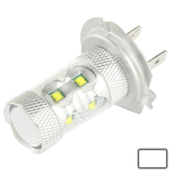 H7 60W White 12 CREE LED Fog Light for Vehicles, DC 12-30V, H7