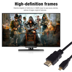 XM46 Full 1080P Video HDMI to Micro HDMI Cable for Xiaomi Xiaoyi, Length: 1.5m