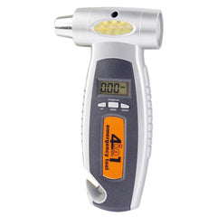 4 in 1 (Digital Tire Gauge + Flashlight + Emergency Hammer + Emergency Seat Belt Cutter) Emergency Utility Tool, 4 in 1