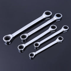 Professional Double-head Ratchet Wrench Set, 5 PCS/Set