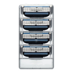4 PCS Face Care Barber Shaving Razor Blade Refills Replacement Kit for Man