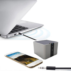 Spring Coiled 3.5mm Aux Cable, Compatible with Phones, Tablets, Headphones, MP3 Player, Car/Home Stereo & More, Length: 20cm up to 80cm
