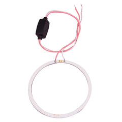 110mm 5W 180LM Angel Eyes Circles Car Headlight COB LED Lights for Vehicles, DC 12-24V, 110mm  Blue Light, 110mm  White Light