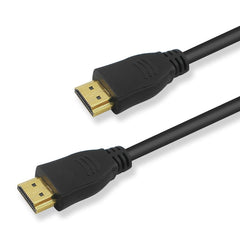 1m HDMI 19 Pin Male to HDMI 19Pin Male Cable, 1.3 Version, Support HD TV / Xbox 360 / PS3 etc (Black + Gold Plated), Gold Plated HDMI, Length: 1m