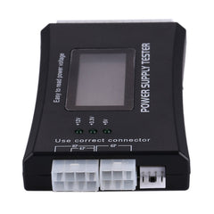 Digital LCD Display PC Computer 20/24 Pin Power Supply Tester Checker Power Measuring Diagnostic Tester Tool, ATX Connector with LCD