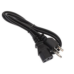 Universal US 3 Prong AC Power Cords for Desktop Computer Printer Monitor Plug, Cable Length: 1.2m, US Plug 2 Prong, Length: 1.2m