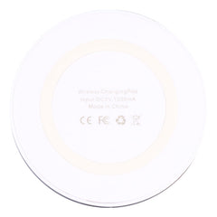 Universal QI Standard Round Wireless Charging Pad (White + Red), White, Black + White, Black + Orange, White + Black, Black + Blue, Black + Red, Grey+Black, White + Red