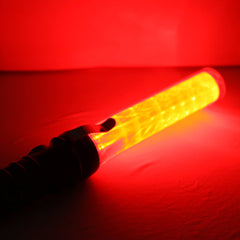 Safety Traffic 3-Mode Control Red LED Baton with Alarm Function, Length: 53.5cm, Length: 53.5cm with Alarm Function