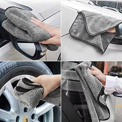 Eliteridegear microfiber car wash towel, 100x40cm, fast drying, extra soft, high water absorption for auto cleaning.