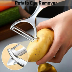 Choice Stainless Steel Vegetable Peeler Grater Premium Dual Function For Cooks Home Chefs