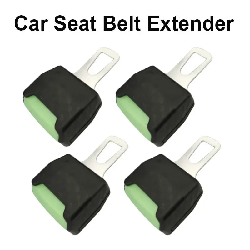 Eliteridegear car seat belt clip extender with safety buckle lock, thick insert socket, and seat belt accessory for secure fit.
