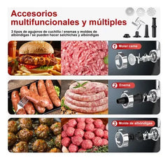 XMSJ Stainless Steel Electric Meat Grinder 700W For Home Use