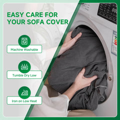 Waterproof Sofa Cover – Luxury Elastic Couch Protector for 1-4 Seater