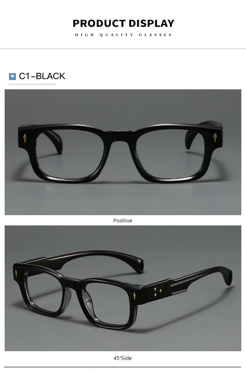 Men Square Anti Blue Light Computer Reading Glasses Frame Elderly Presbyopia Eyeglasses Spectacles +0.5+0.75+1.25+1.75+2.25+2.75