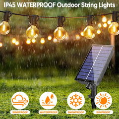 Ganriland G40 Solar String Lights Weatherproof Patio