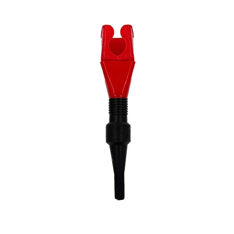 Foldable plastic gasoline and engine oil refueling funnel set by Eliteridegear, suitable for cars and motorcycles, includes 1-3 pieces.