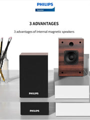 Philips SPA20 Bluetooth Speaker 360 Degree Surround PC