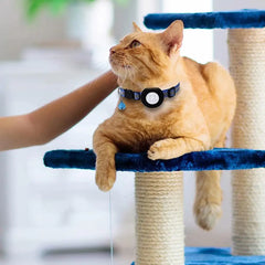 Anti Lost Cat Collar For AirTag GPS Tracker Reflective Bell