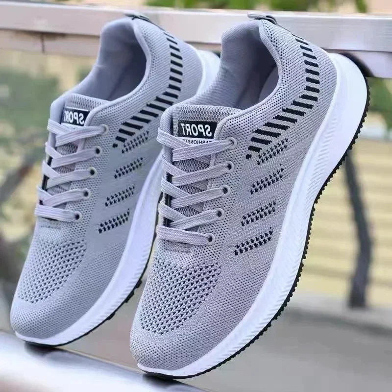 Adistore men's breathable sports shoes for running and training, featuring lightweight design and casual athletic style.