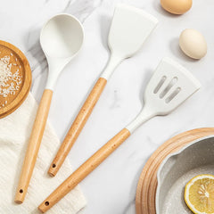 Choice Three Piece Silicone Spatulas Set Heat Resistant For Home Cooks High Temp Nonstick