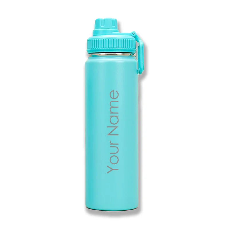 Adistore 24oz stainless steel insulated water bottle with vacuum sports cup design, featuring a sleek, durable finish and leak-proof lid.