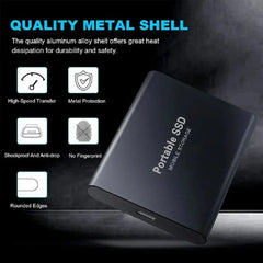 AEVYVKV Portable SSD 2TB USB C External Drive For Laptop