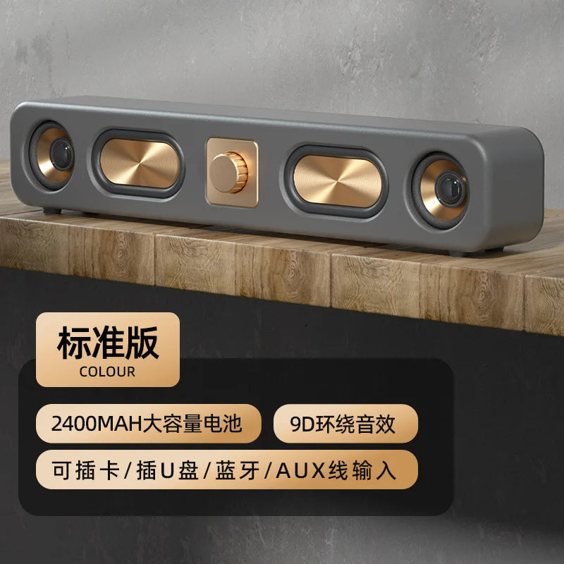 Honoursacy Portable Bluetooth Soundbar For TV And PC