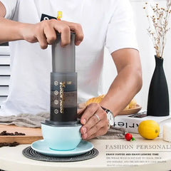 Yuropress 2-in-1 Portable French Press & Espresso Coffee Maker