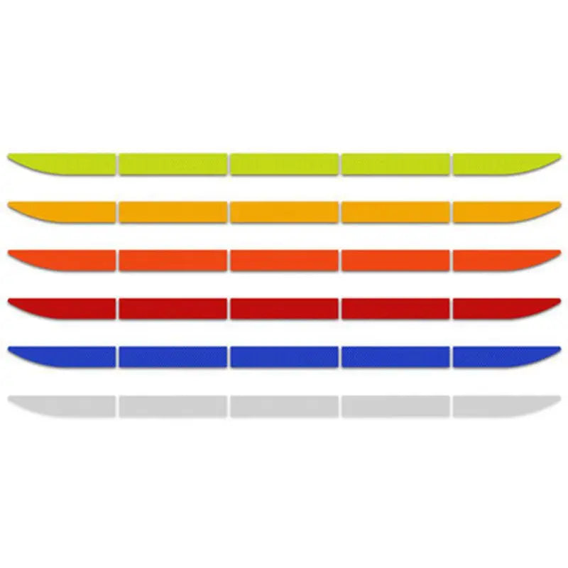 Reflective warning safety tape for cars, anti-collision strips for vehicle exterior, from Eliteridegear.