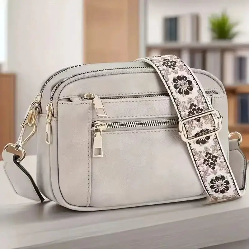 Retro classic women's crossbody square shoulder bag by Adistore, featuring a stylish design and compact size.