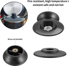 CIQChoice Glass Lid Knob Cap Universal Replacement Handle For Home Cooks Cookware Easy Install Heat Resistant