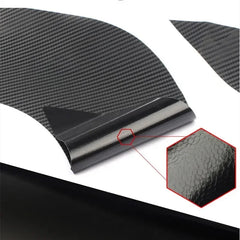 Eliteridegear 4-pack carbon fiber car door handle protective film stickers with scratch-resistant covers for vehicle exterior.