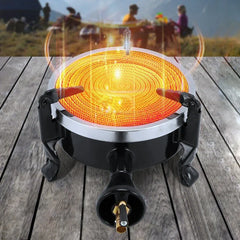 Zapcart 2.9KW Infrared Gas Stove Windproof Portable Camping Burner for Campers Fast Outdoor Cooking