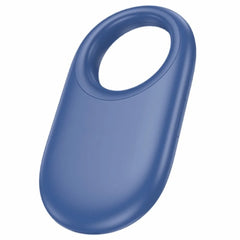 Adistore portable Bluetooth GPS pet tracker with long battery life, showing device with attachment clip and digital display.