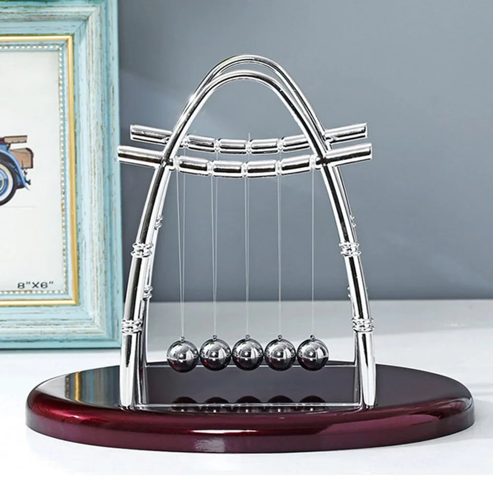 MoonBIFFY Newtons Pendulum Desktop Ornament For Kids Fun