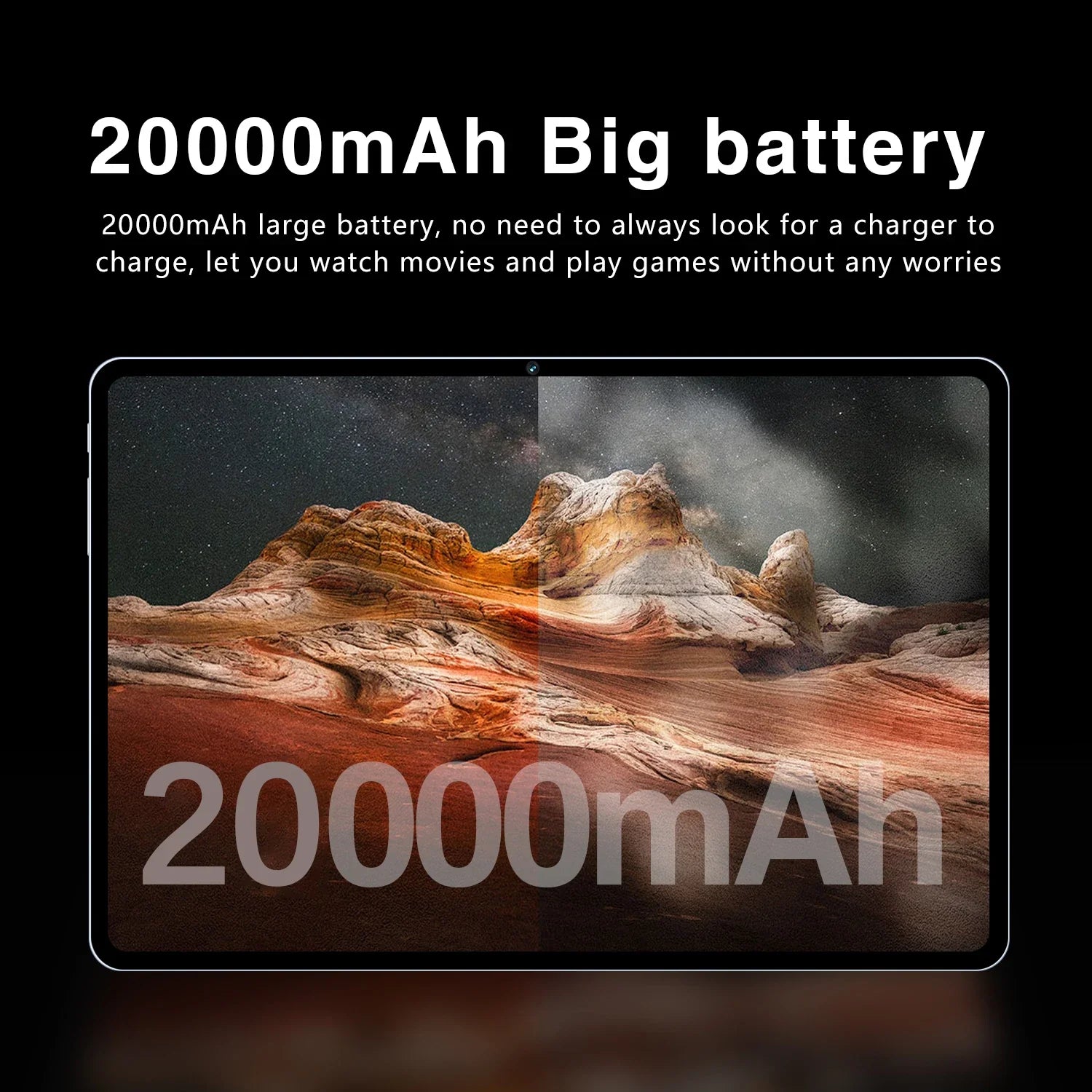 Adistore Pad 7 Ultra Tablet with 22GB RAM, 2TB storage, 5G connectivity, Snapdragon Gen3, running Android 15, shown in image