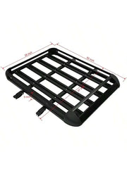 Eliteridegear Aintier Roof Rack for 48-inch crossbars, cargo basket and luggage carrier mounted on vehicle roof.