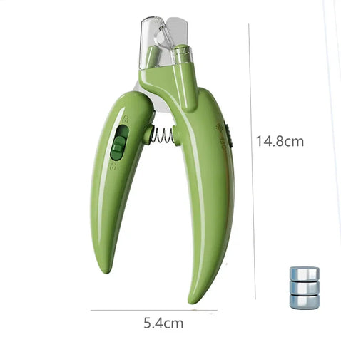 🐾 Professional Pet Nail Clippers with LED Light