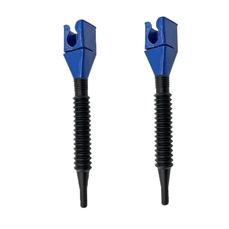 Foldable plastic gasoline funnel for car and motorcycle refueling, auto accessories by Eliteridegear, suitable for engine oil and fuel transfer.
