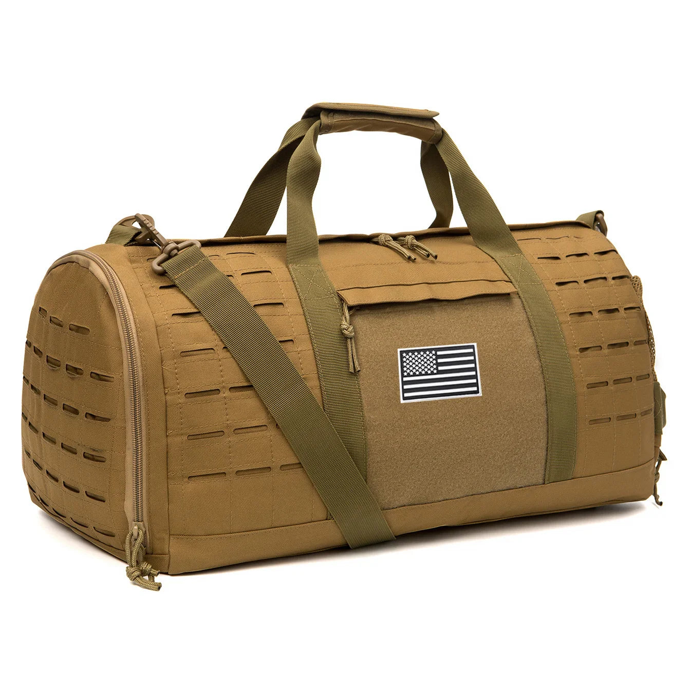 Eliteridegear QT&QY 40L sport gym duffel bag for men with multiple compartments, designed for travel, fitness, and outdoor activities.