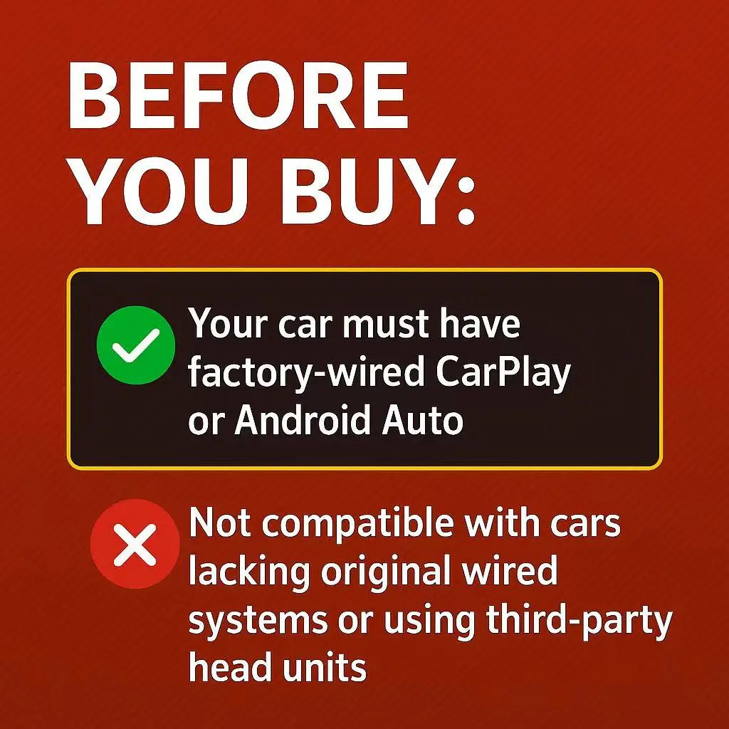 Qzonnect 2025 New Wireless CarPlay & Android Auto Adapter | Wireless Dongle – Ultra-Compact | For Factory-Wired CarPlay AA