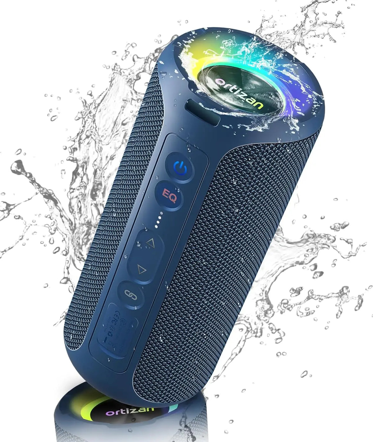 Ortizan Outdoor 40W Bluetooth Speaker Enhanced Bass IPX7