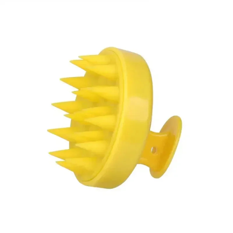 Silicone Scalp Massager Brush – Shampoo & Hair Cleansing Comb