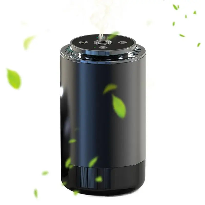 Eliteridegear Smart Auto Car Air Freshener diffuser with long-lasting scent and odor elimination, shown in a car interior.