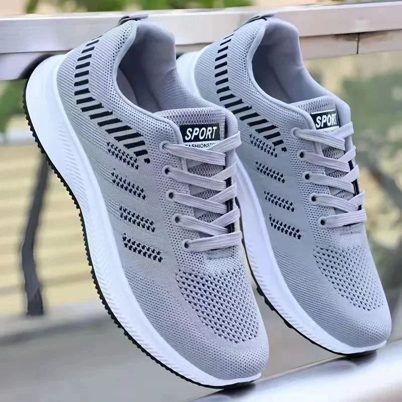 Adistore men's breathable sports shoes for running and training, featuring lightweight design and casual athletic style.