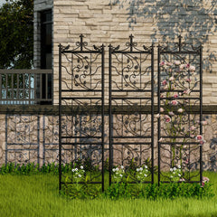 Tall Metal Garden Trellis for Climbing Plants