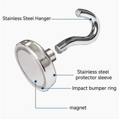 Choice Magnetic Hooks 10 Pieces Strong Home Storage Hangers